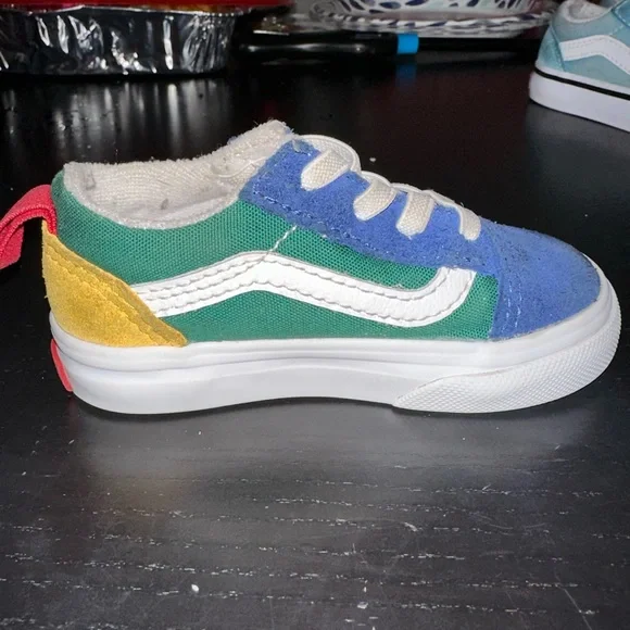 Toddler 5C Vans Slip On Color Block - Picture 5 of 6
